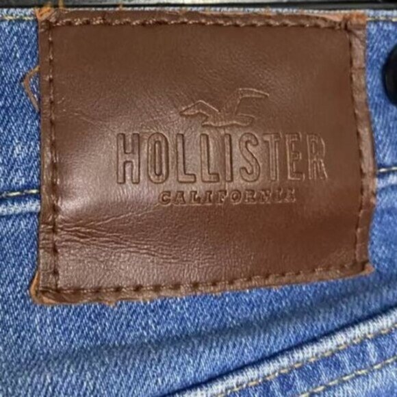 Hollister Super Skinny High-Rise Epic Flex Distressed Ripped Denim Jeans W26 L30 - Picture 8 of 14